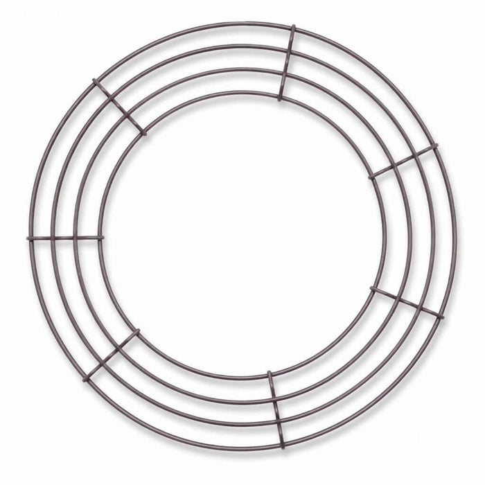 A 14" wire wreath frame from a 10-box pack shown on a white background