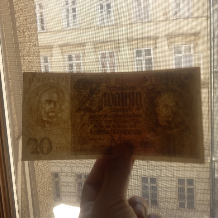 1929 Germany Banknote Reichsmark Set 20 Zwanzig Antique Currency Premium 3pc