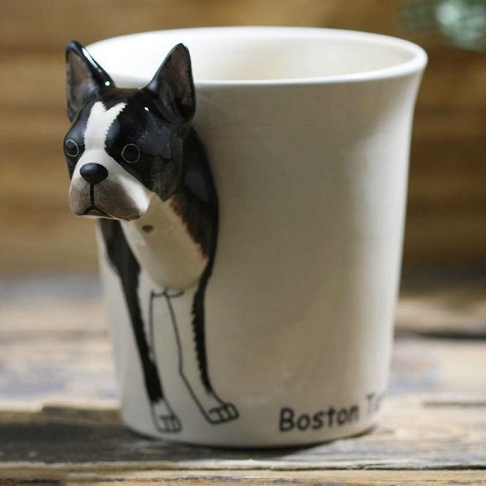 3D Boston Terrier Mug
