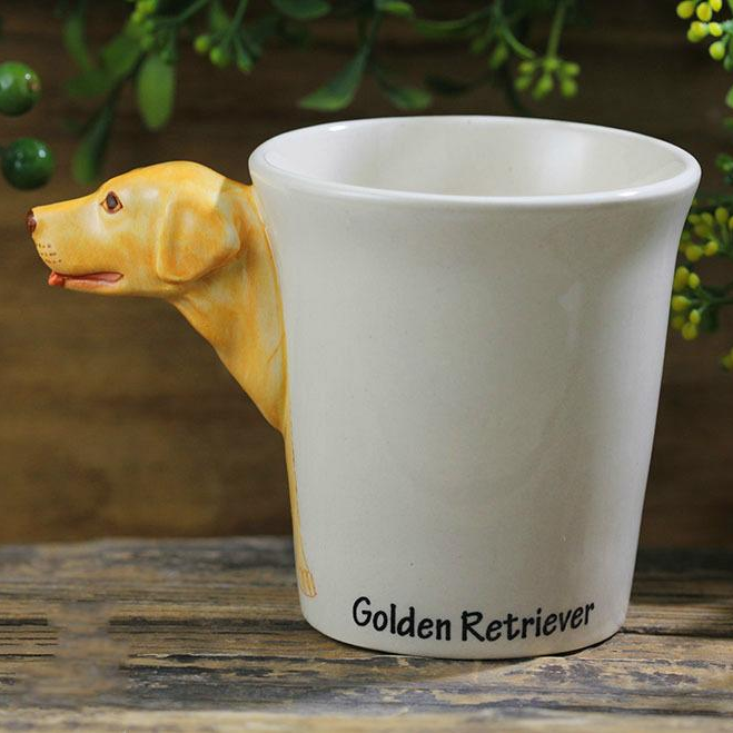 3D Golden Retriever Mug