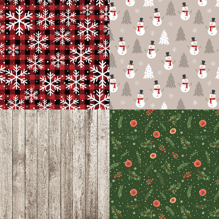 6 inch Christmas Scrapbook Paper Pad SKP011