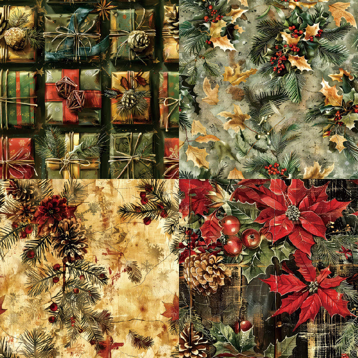 6 inch Christmas Scrapbook Paper Pad SKP550