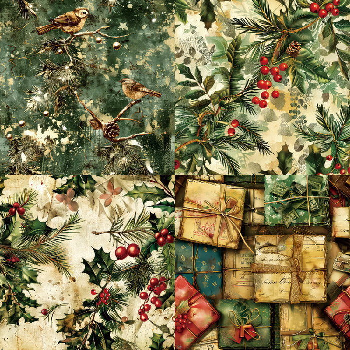 6 inch Christmas Scrapbook Paper Pad SKP550