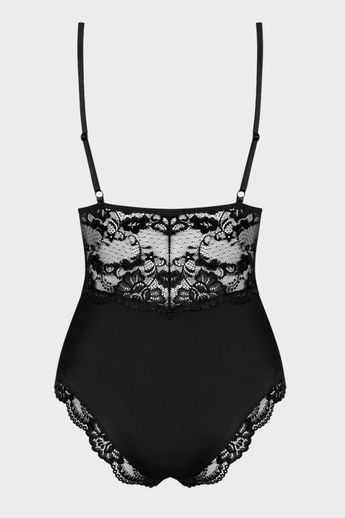 Obsessive 810 Black Bodysuit