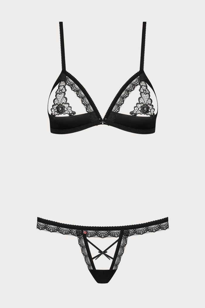 Obsessive 865 Black Bra & Thong