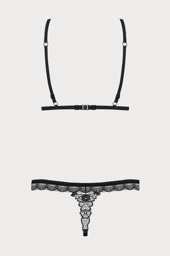 Obsessive 865 Black Bra & Thong