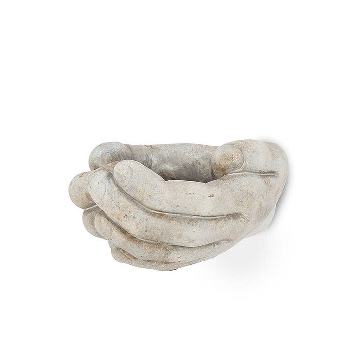 Abbott - Cupping Hands Wall Planter-6.5"W-1338