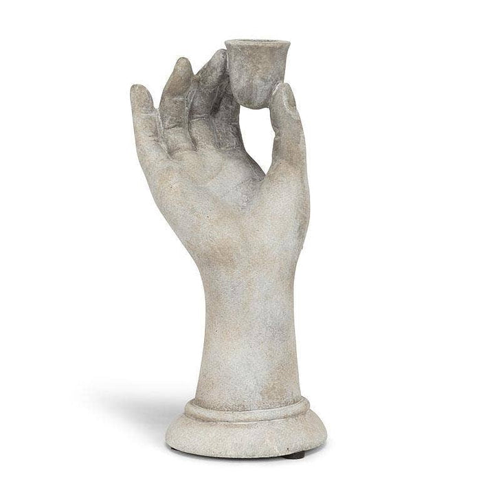 Abbott - Tall Dainty Hand Taper Holder-9"H