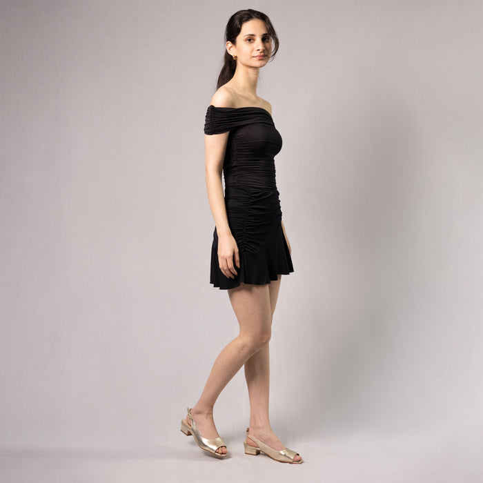 Aether Gold Open-toe Slingback