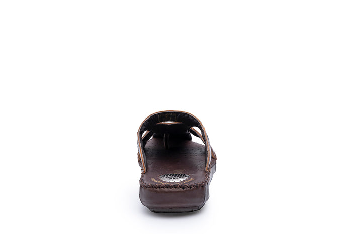 AIRFLEX: Tan Crossover Sandal
