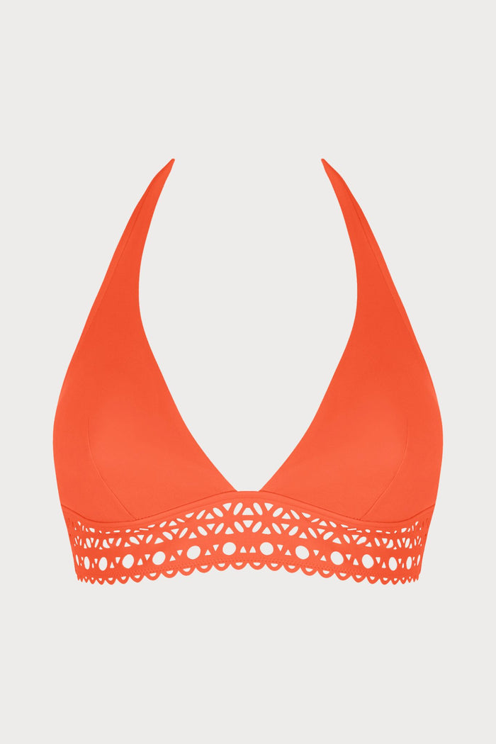 Lise Charmel Ajourage Couture Papaya Triangle Bikini Top - Naughty Knickers
