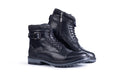 Alpine: Black Cap Toe Boot