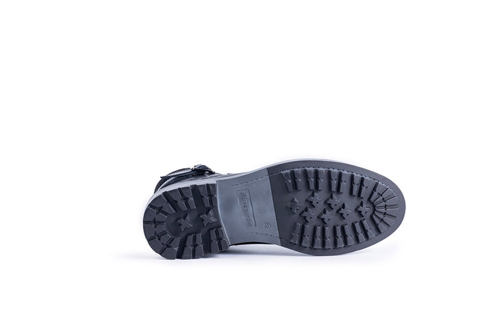 Alpine: Black Cap Toe Boot