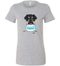Antidepressant Dachshund Premium Fitted Lady T-shirt