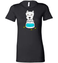Antidepressant Westie Premium Fitted Lady T-shirt