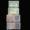 Antique Banknote 1920-1930 Hungary Korona Pengo 4pc Set Interwar Era Old Money Relic