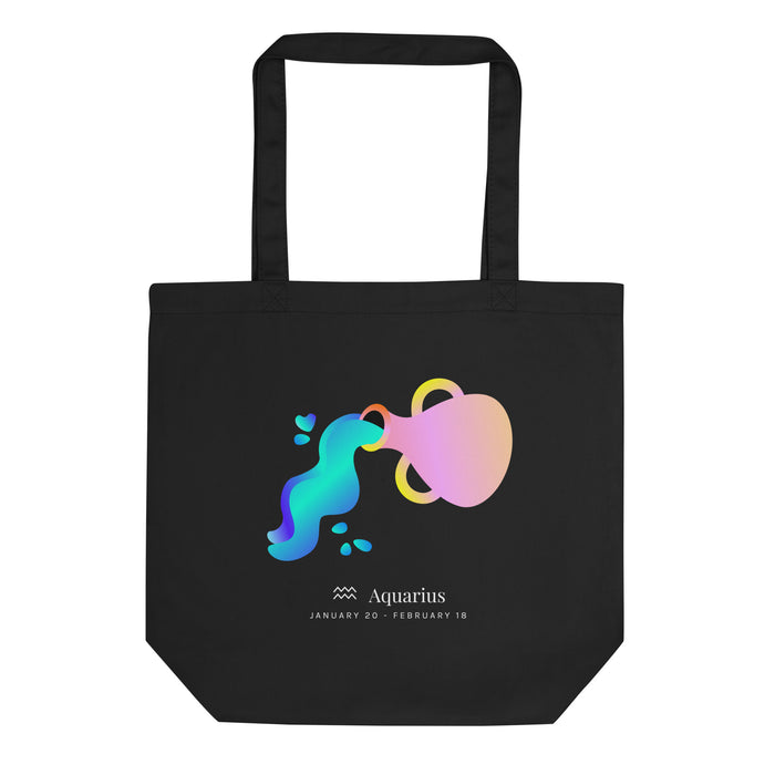 Aquarius Zodiac Tote Bag