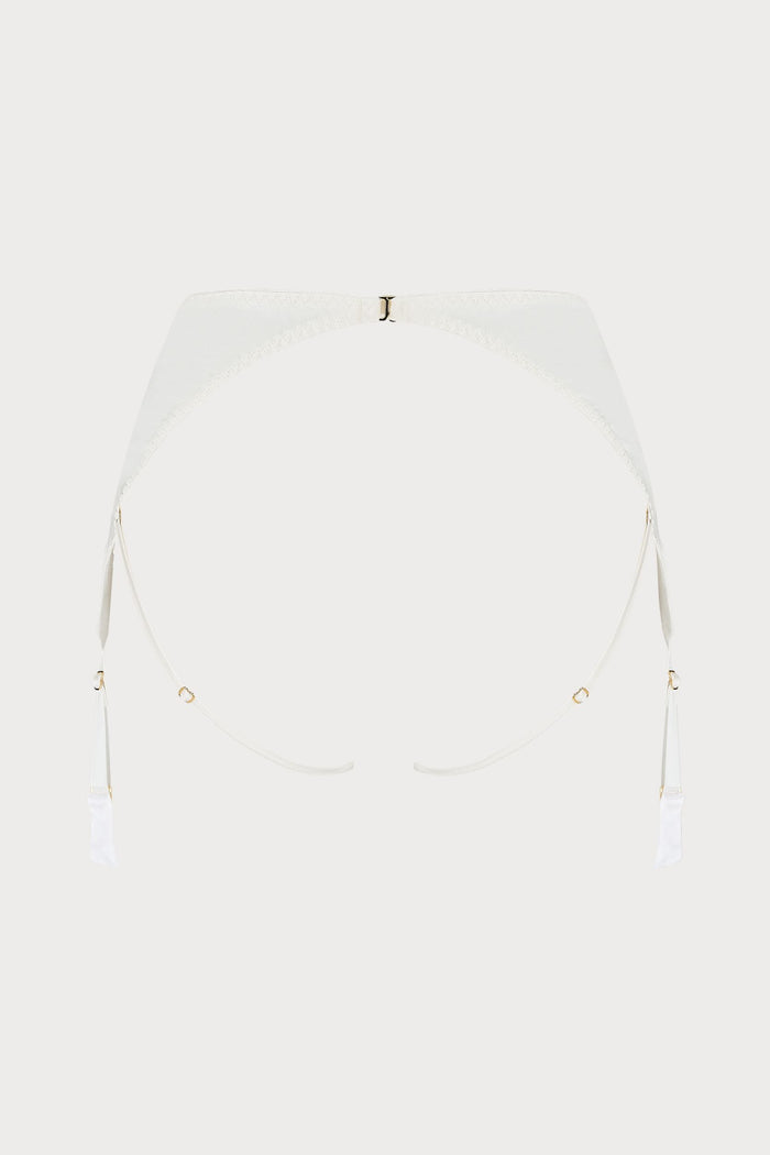 Coco de Mer Athena Open Suspender Knicker Ivory