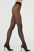 Wolford Aurora Love Tights Black