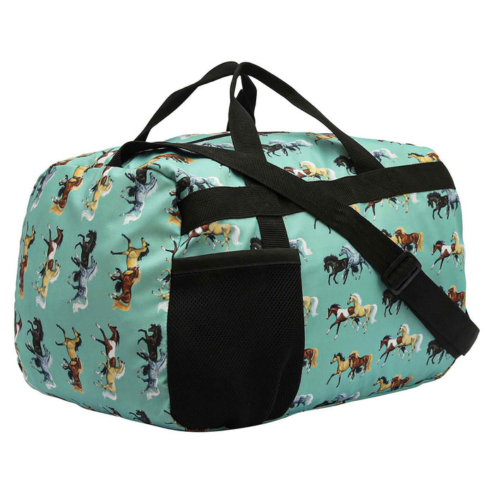 AWST Int'l  Lila Horse Pairs Duffel Bag