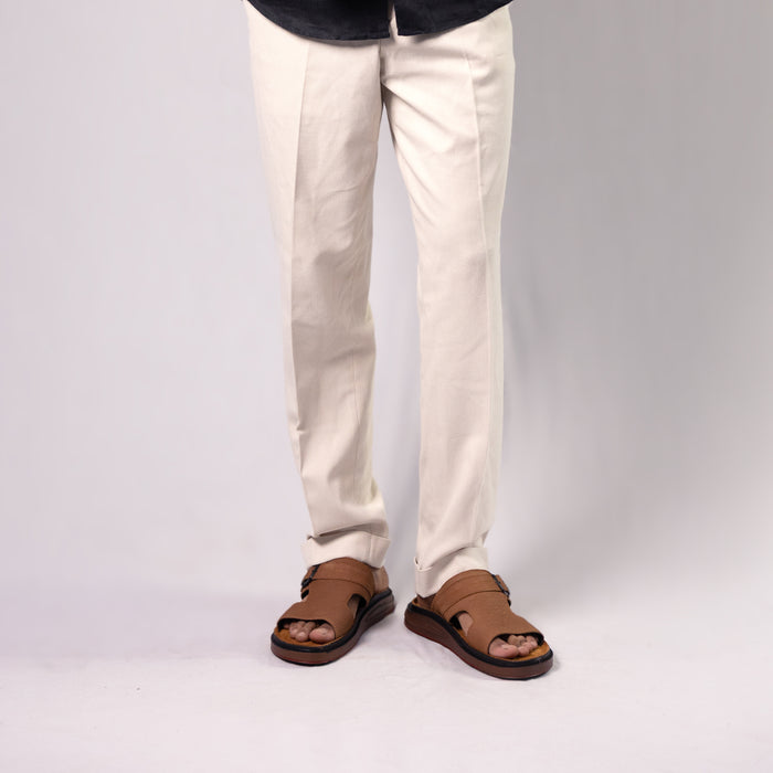 Azur: Camel Textured Buckle Slide