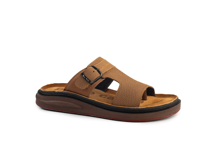Azur: Camel Textured Buckle Slide