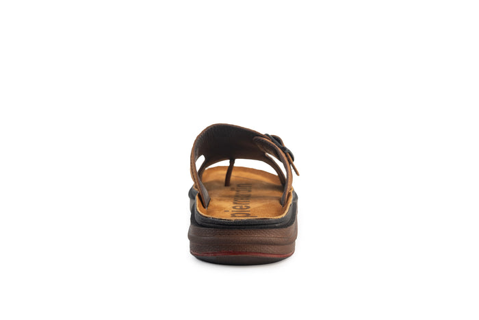Azur: Camel Textured Buckle Slide