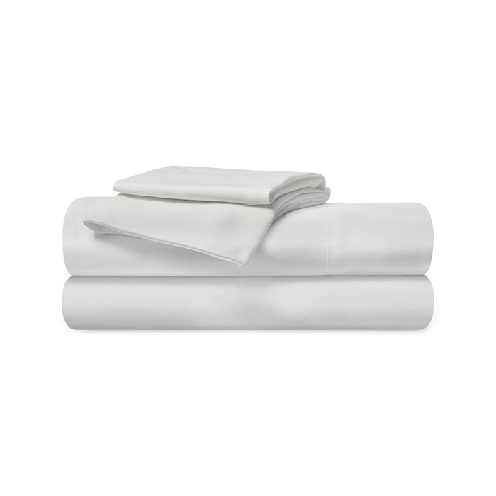 Basic Sheet Set in beige and white from Bedgear Performance Bedding