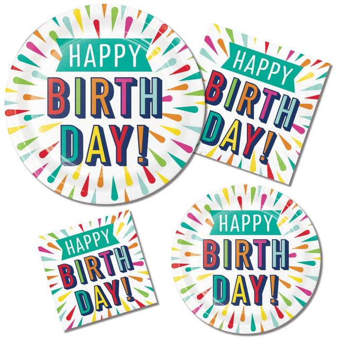 Birthday Burst Dinner Plates