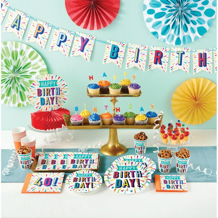 Birthday Burst Luncheon Napkins