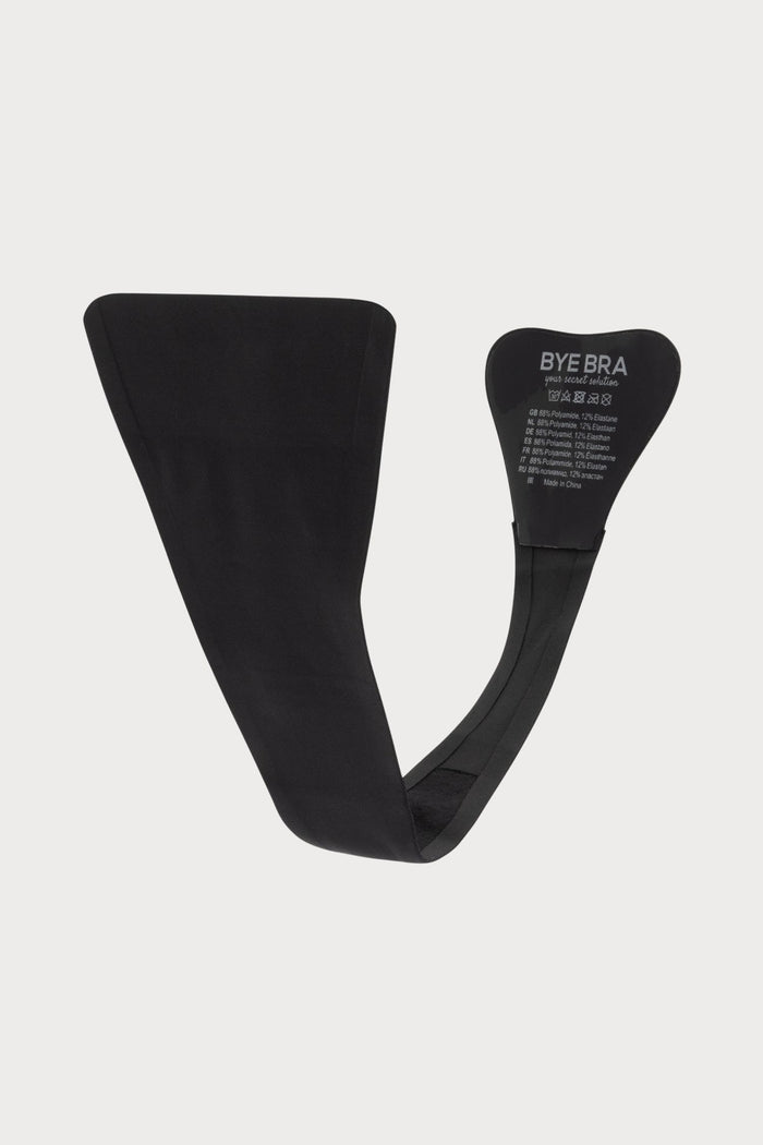 Black Adhesive Seamless Thong