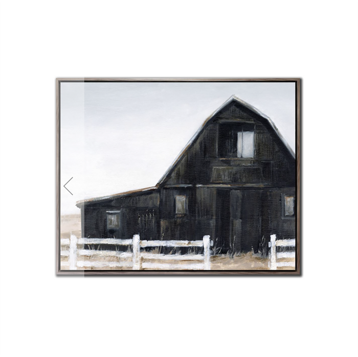 Black Barn II canvas art from Streamline Art