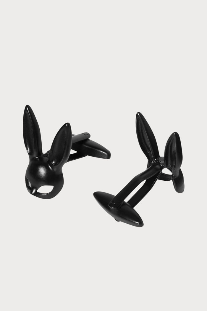 Maison Close Black Bunny Cufflinks - Naughty Knickers