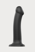 Black Double Density Bendable Dildo Large