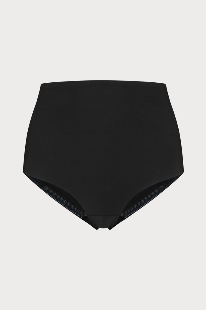 Black Sculpting Mid Waist Brief