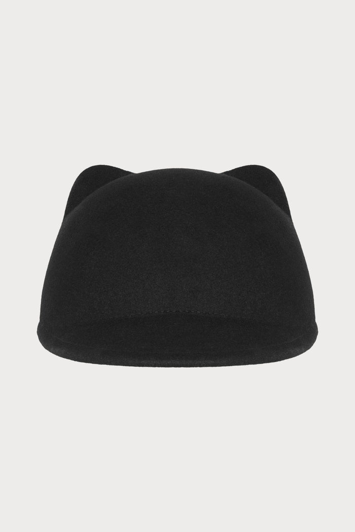 Maison Close Black Wool Cat Hat - Naughty Knickers