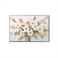 Blossoming Elegance white canvas art from Streamline Art