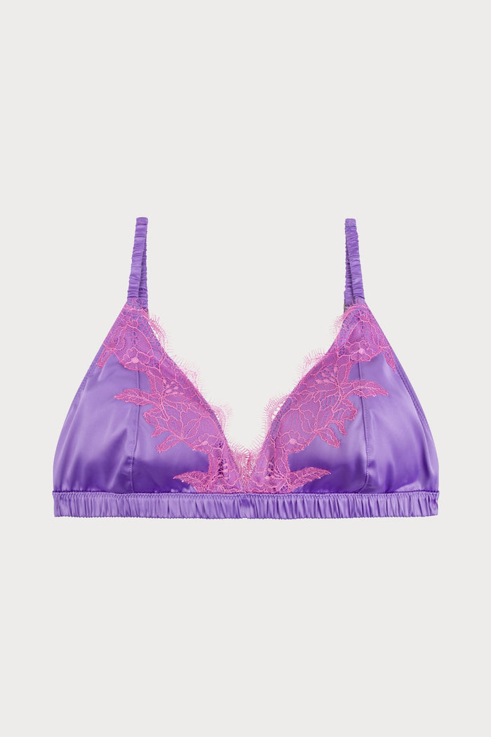 Bowie Padded Bralette Purple