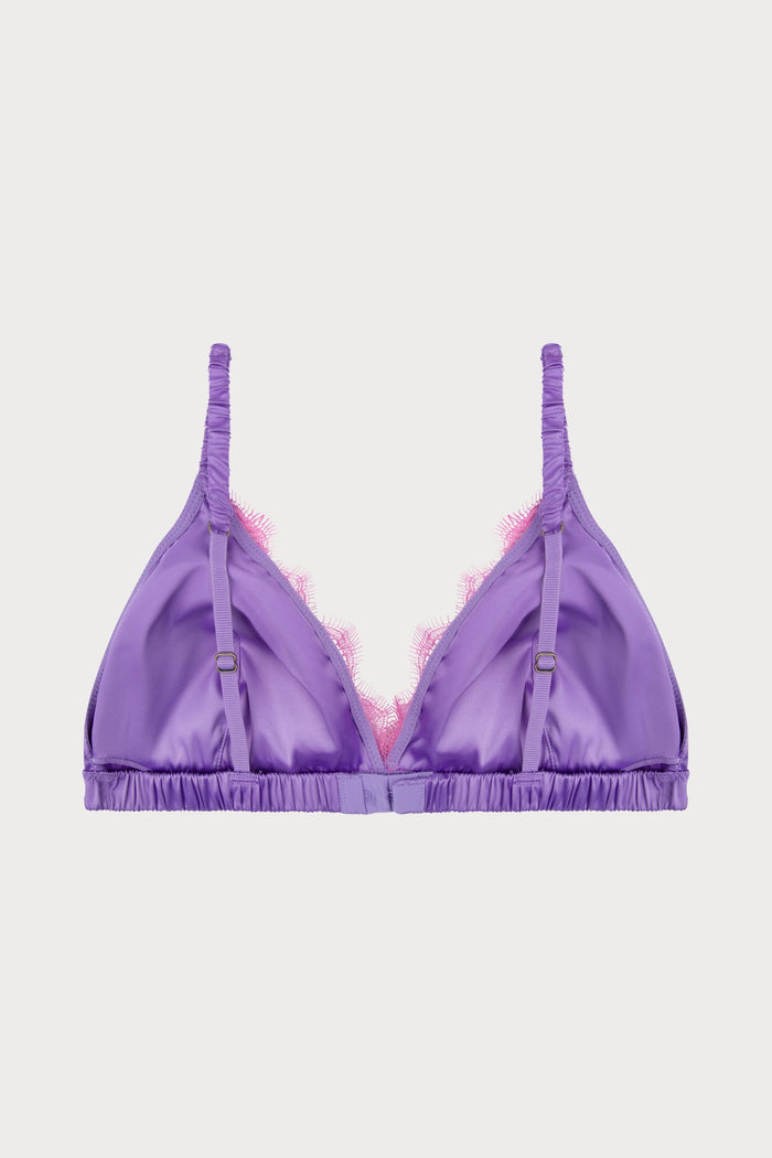 Bowie Padded Bralette Purple