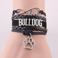 Bulldog Infinity Bracelet