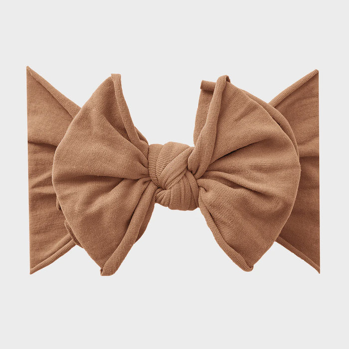 Camel Fab Soft Nylon Bow Headband