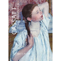 Book cover of 'Cassatt Reconsidered' with a painting of a woman in a light blue dress.