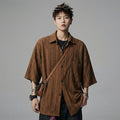 Haut décontracté homme col rabattu streetwear - Koreanxwear - Taille M