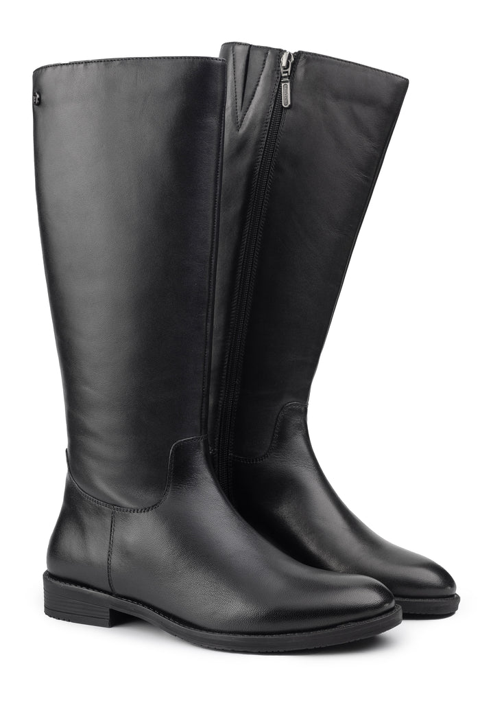 Catherine Knee-high Black Boot