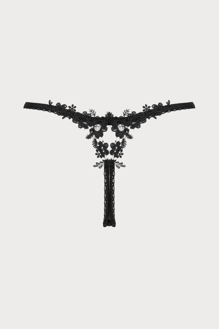 Celia Noir Mini Thong