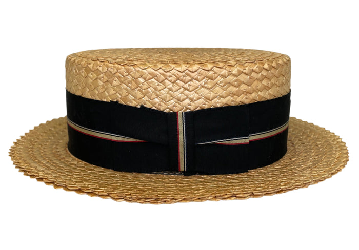 Champ Straw Boater Hat.