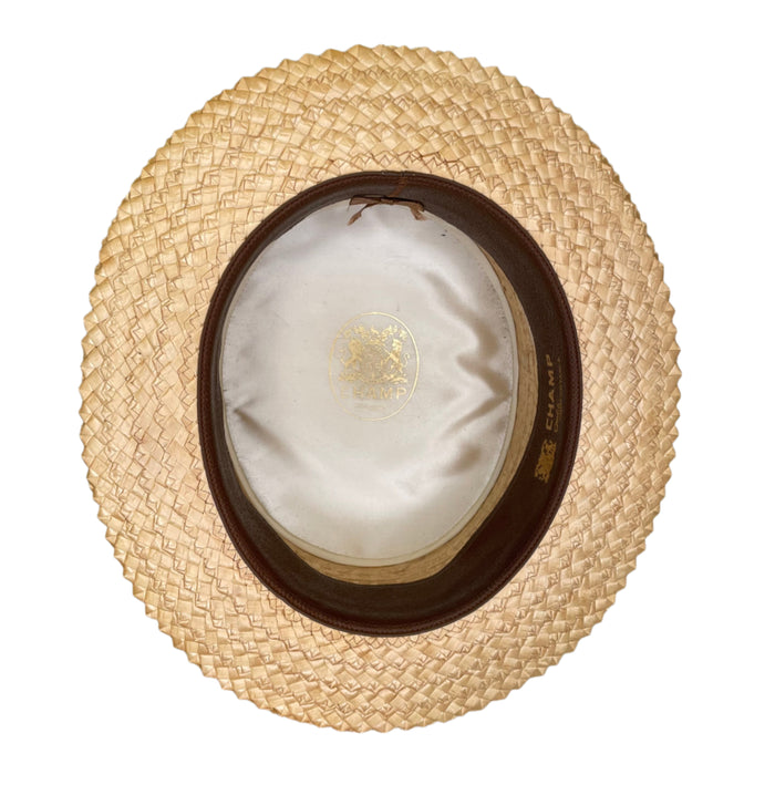 Champ Straw Boater Hat.