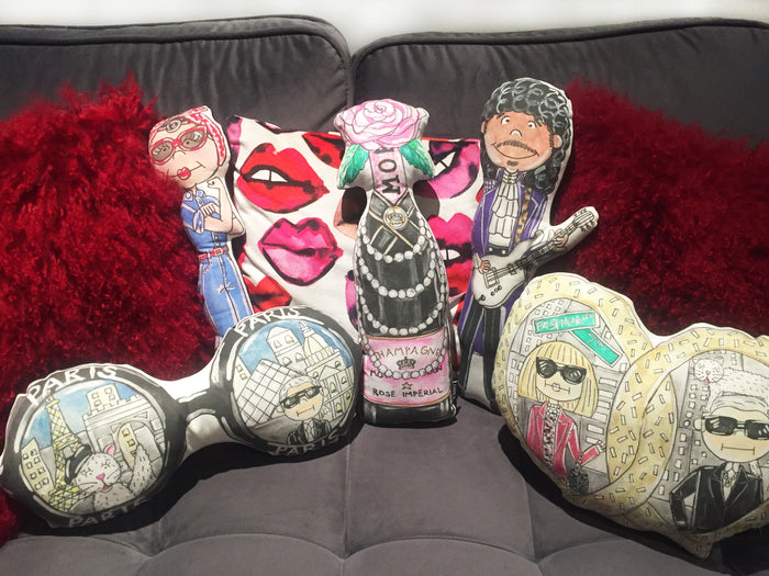 Champagne Bottle Pillow