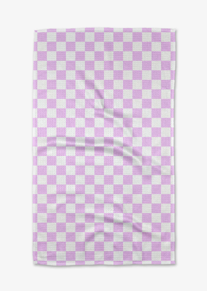 Checkered Love Tea Towel