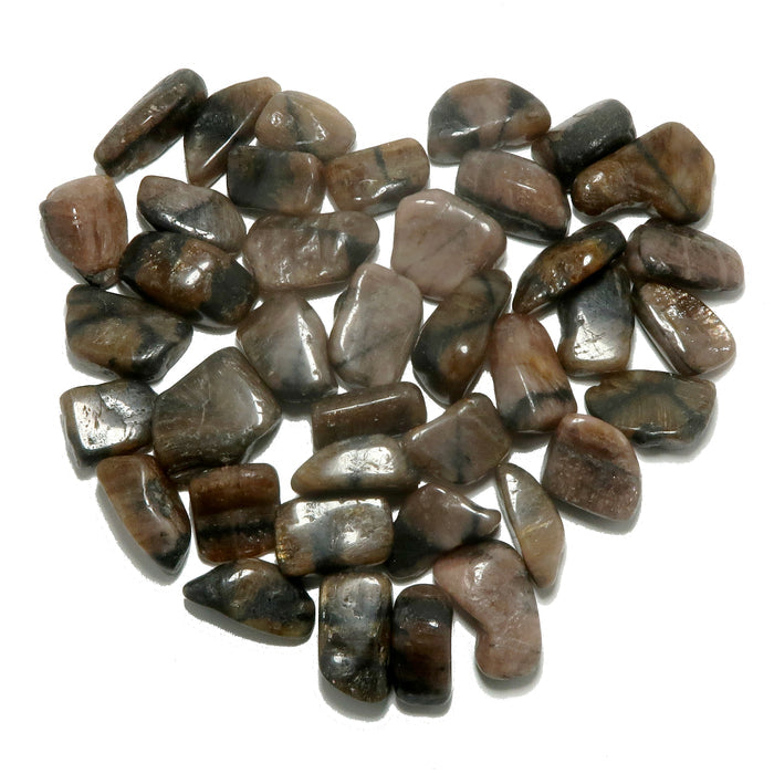 Chiastolite Tumbled Stone Lot of 39 Holy Cross Crystal Bundle